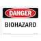 Signmission Safety Sign, OSHA Danger, 5" Height, 7" Width, Biohazard, Landscape OS-DS-D-57-L-2411 - alternate 1